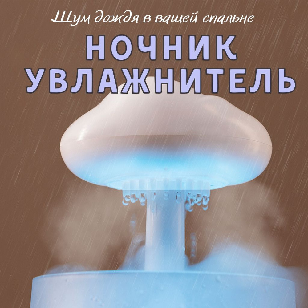 Увлажнитель воздуха гриб, настольный, гриб ультразвуковой, электрический, с  подсветкой - купить с доставкой по выгодным ценам в интернет-магазине OZON  (1407347279)