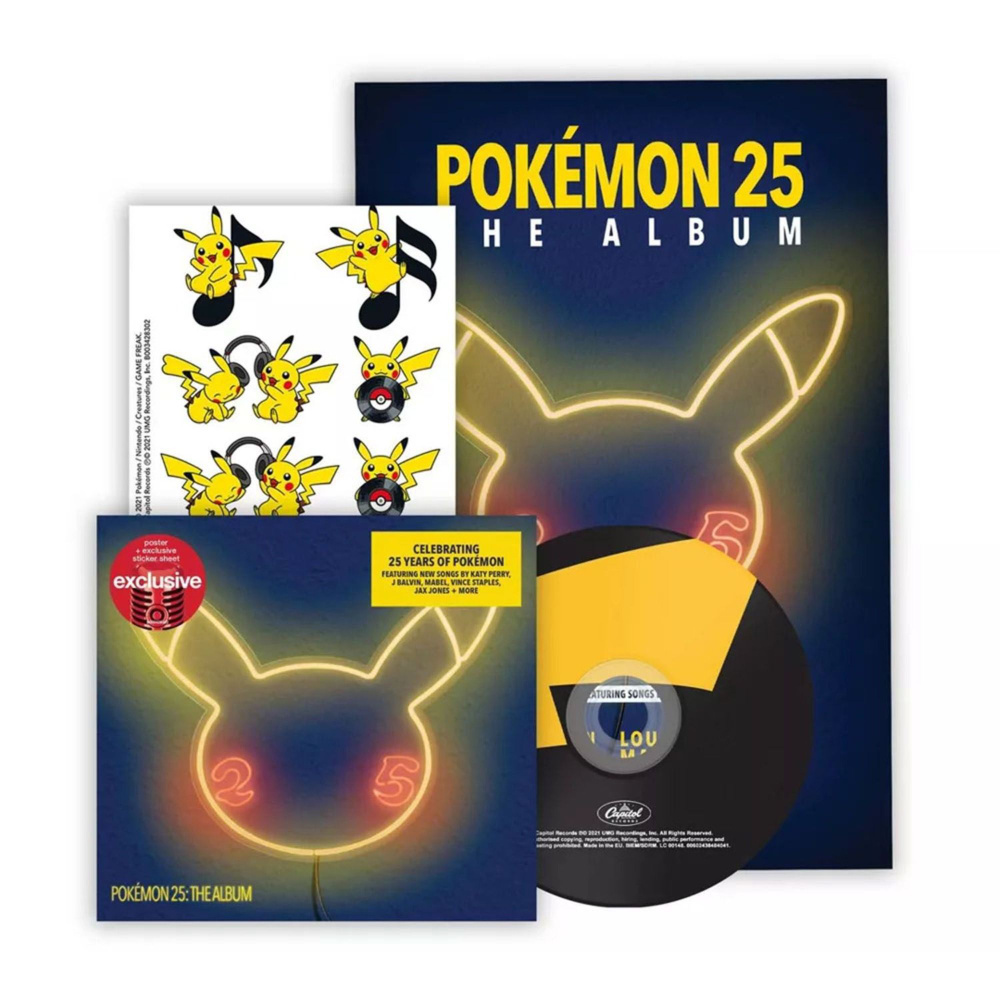 CD Музыка CD Pokemon 25: The Album CD, Album, Compilation совершенно новый  и еще запечатанный - купить по низким ценам в интернет-магазине OZON  (1412756255)