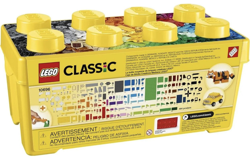 LEGO Classic Medium Creative Brick Box Building Toy Set Classic 10696