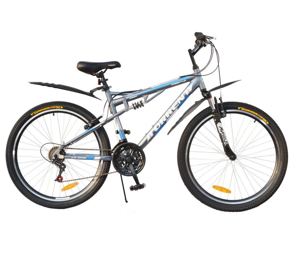 Велосипед горный TORRENT Freestyle 26" рама 18" серый матовый - купить ...