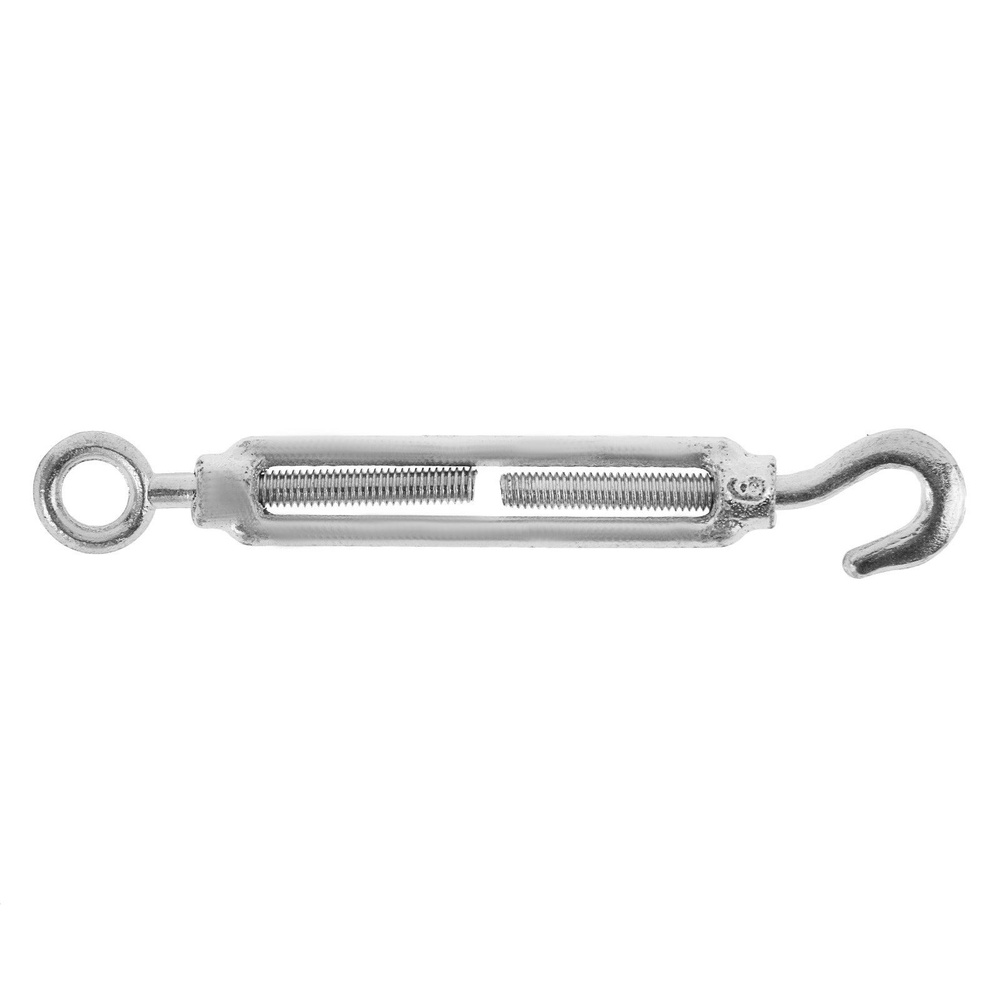 Талреп крюк-кольцо DIN 1480, М6, оцинкованный, 1 штука #1