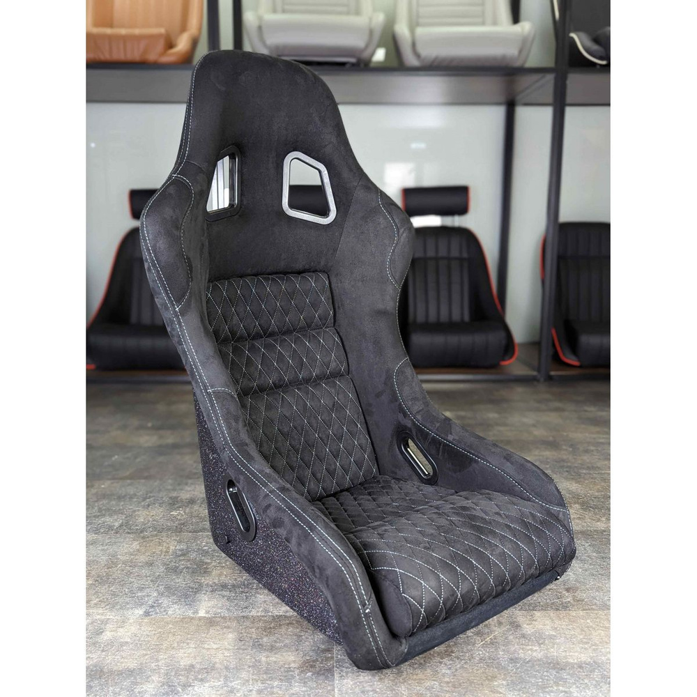 Сиденье спортивное (ковш) SB Seats (60x52x98) Ткань, Черный, JBR1022BKSI,  арт311082 - купить в интернет-магазине OZON с доставкой по России  (1432707005)