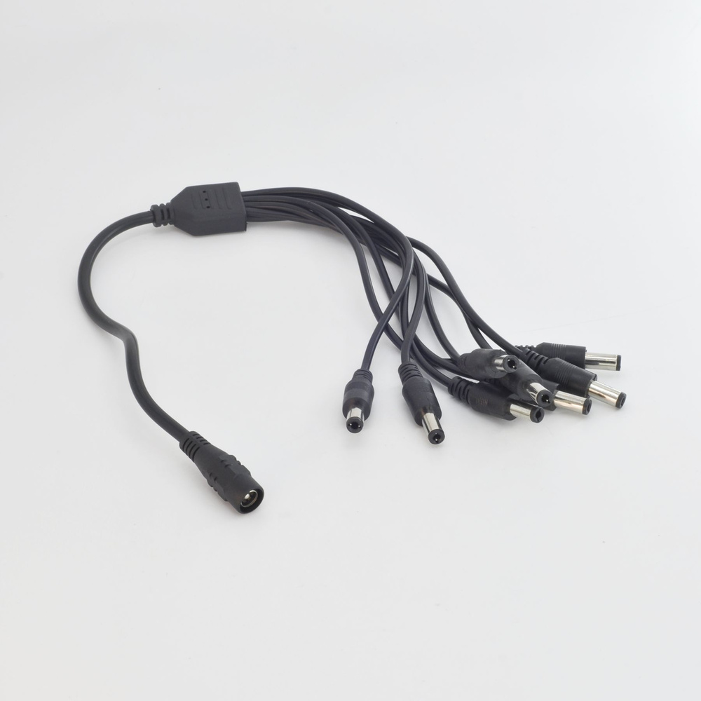 Разветвитель питания (Сплитер) на 8 разъемов 5,5х2,5 мм - купить с ...