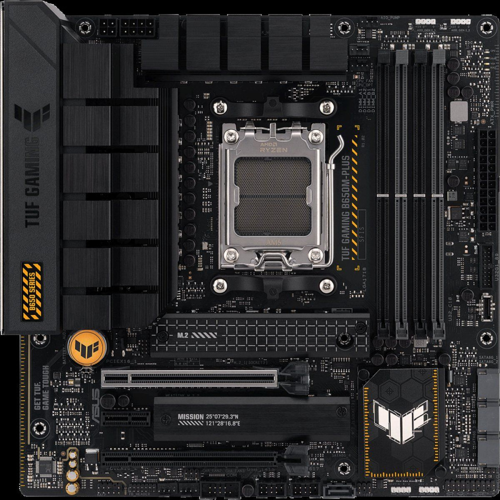 Материнская плата ASUS TUF GAMING B650M-PLUS (AM5, mATX ) купить по ...
