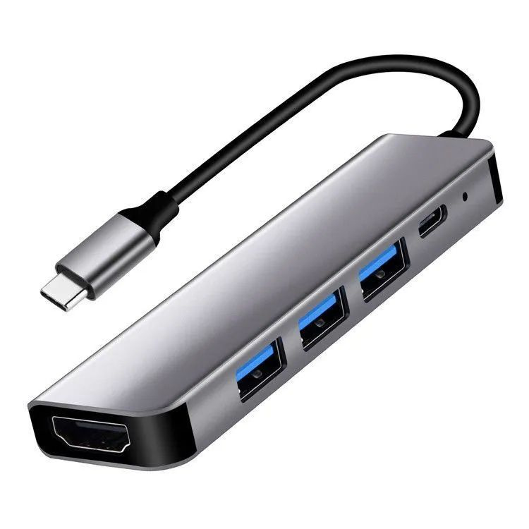 Разветвитель переходник USB-C to HDMI(4K) Adapter c 1 USB Type-C (UC907 ...