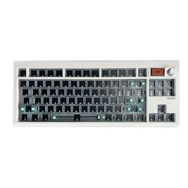 Zuoya Игровая клавиатура беспроводная Zuoya GMK87, Английская раскладка, розовый  #1