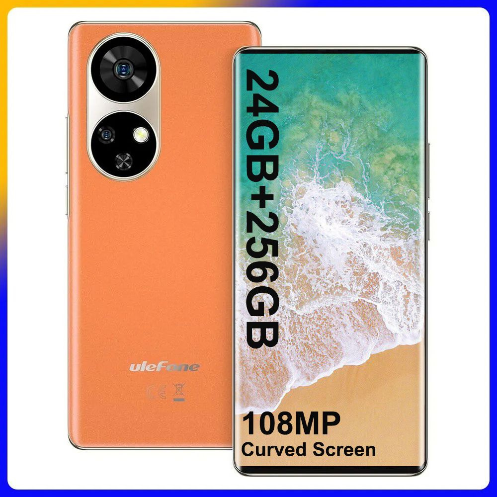 ULEFONE Смартфон Ulefone note 17 pro Global 12/256 ГБ, оранжевый #1