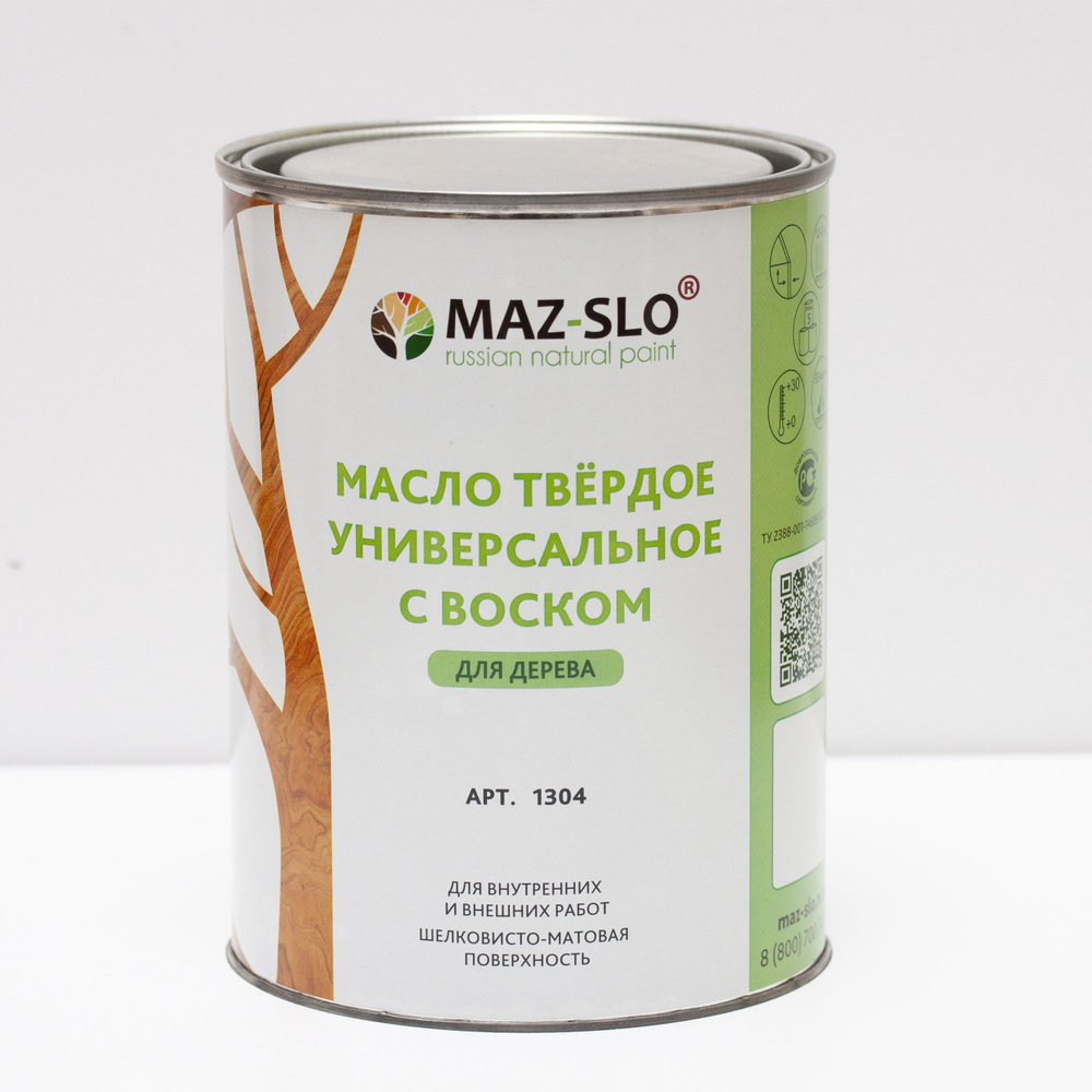 MAZ-SLO Масло для дерева 1 л., Бесцветное #1
