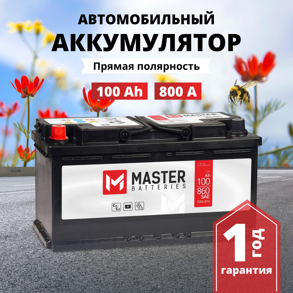 Аккумулятор автомобильный MASTER BATTERIES Мастер купить по выгодной цене в  интернет-магазине OZON (843176526)