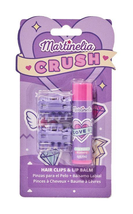 Набор детской косметики Crush Hair Clips & Lip Balm Marshmellow #1