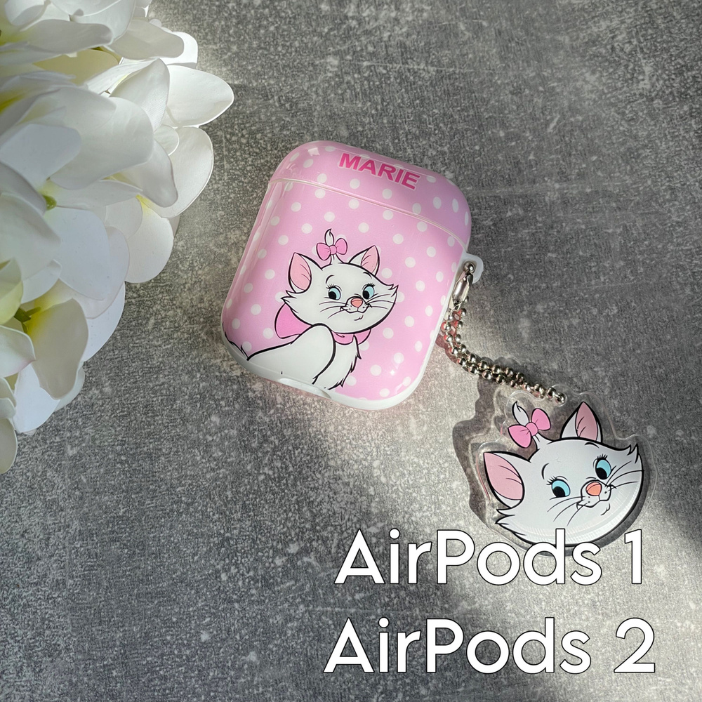 Чехол пластиковый Мари/AirPods 1/ AirPods 2 #1