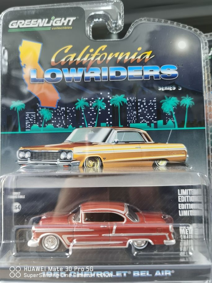 Машинка greenlight 1:64 1955 chevrolet Bel AIr Коллекционные изделия из сплавов и фигурок  #1