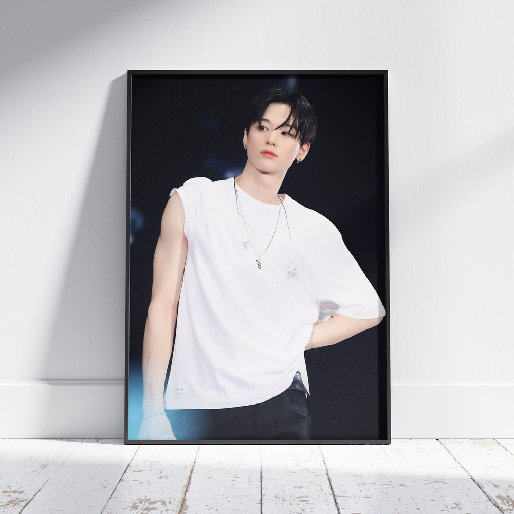 Плакат на стену для интерьера КПОП (THE BOYZ - Джуён - Juyeon 2) - Постер по K-POP музыке формата А4 #1