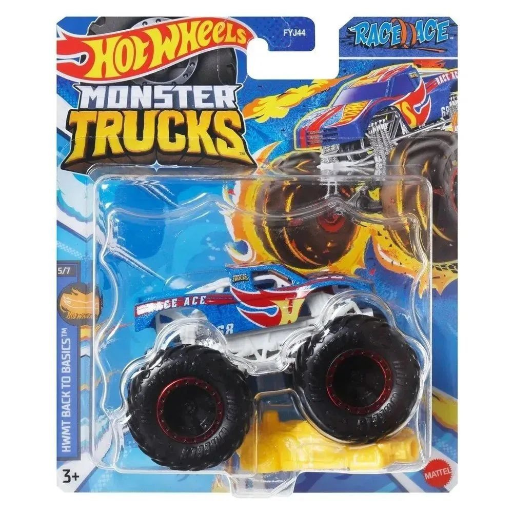 Машинка Hot Wheels Монстр-трак коллекционная модель - RACE ACE - купить с  доставкой по выгодным ценам в интернет-магазине OZON (1519536138)