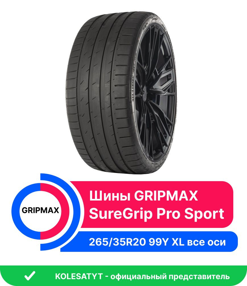 Шины для легковых автомобилей Gripmax 265/35 20 Лето Нешипованные - купить  в интернет-магазине OZON с доставкой (1491857796)