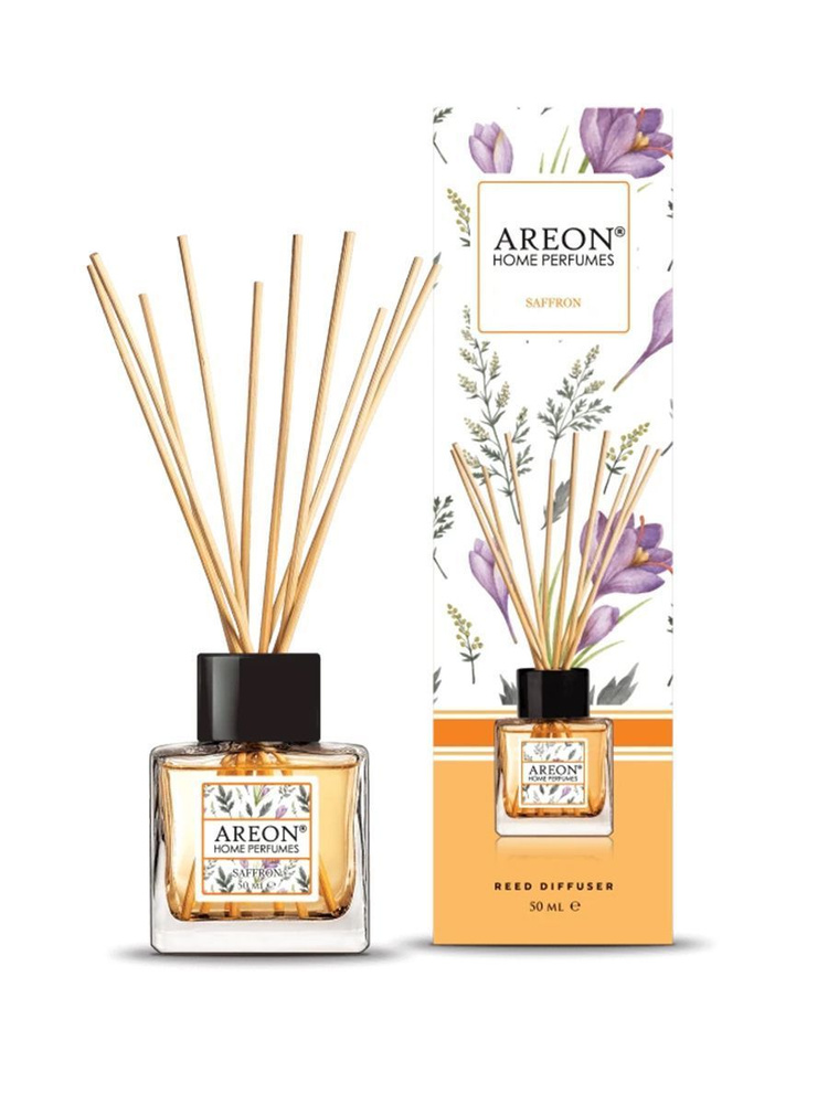 Ароматизатор для дома/офиса AREON HOME PERFUME STICKS 50 ml. Шафран #1