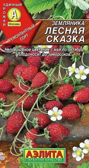 Семена Земляника Лесная сказка (0,04 г) - Агрофирма Аэлита #1