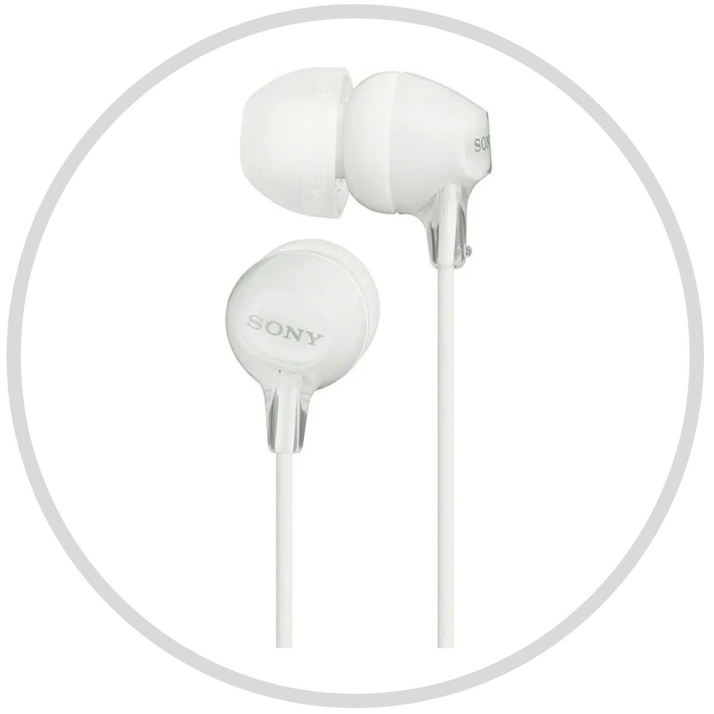 MDR-EX15LPW наушники Sony белые #1