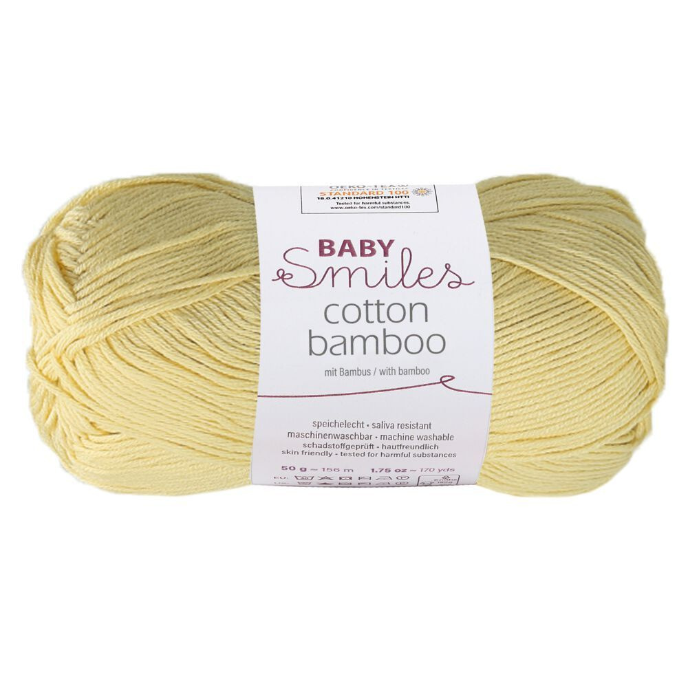 Пряжа для вязания Schachenmayr Baby Smiles Cotton Bamboo (01021 Vanilla) 1 моток 50г/155м  #1