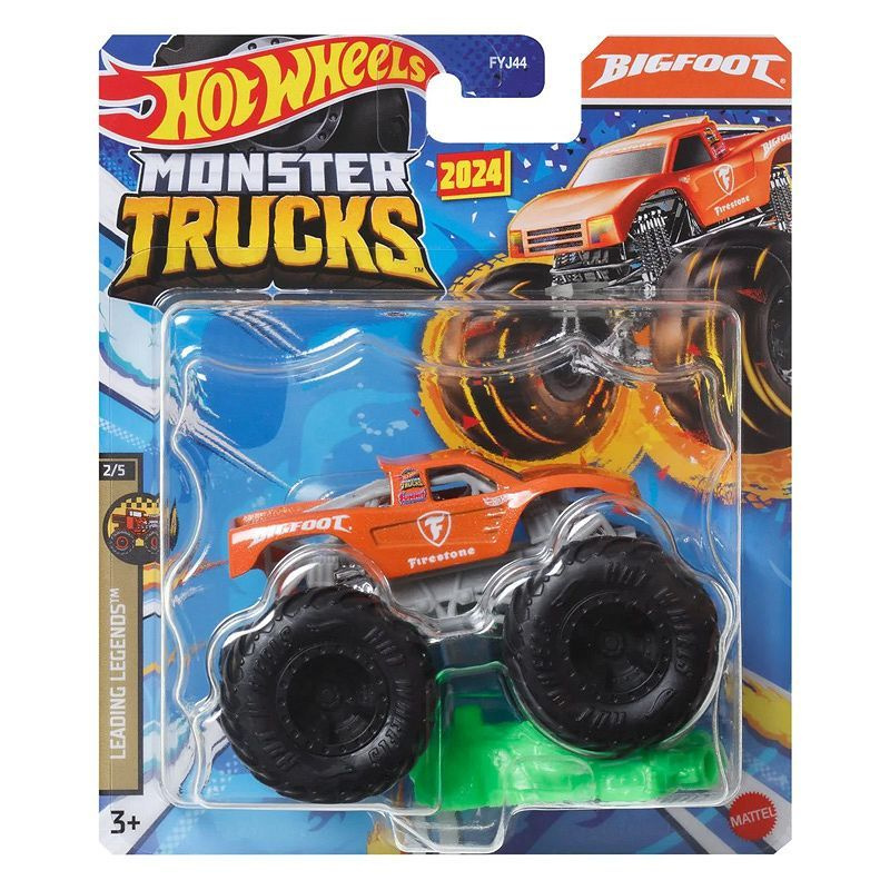 Монстр трак Хот вилс, машинки для мальчиков Mattel, машина Hot Wheels Monster Truck 1:64 FYJ44_HVH75 #1