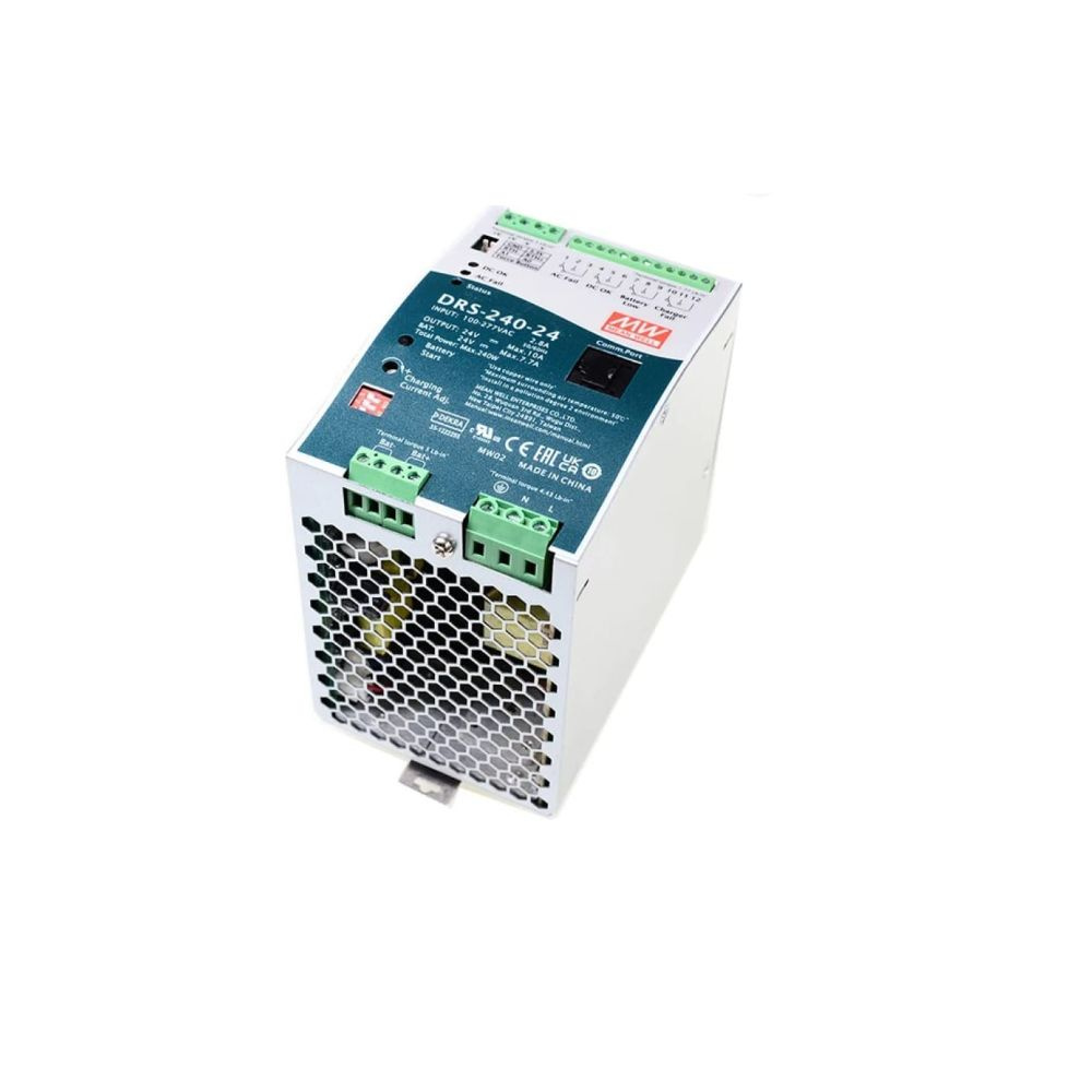 Блок питания с функцией UPS и ЗУ DRS-240-24, 24В,10А,240Вт - купить с ...