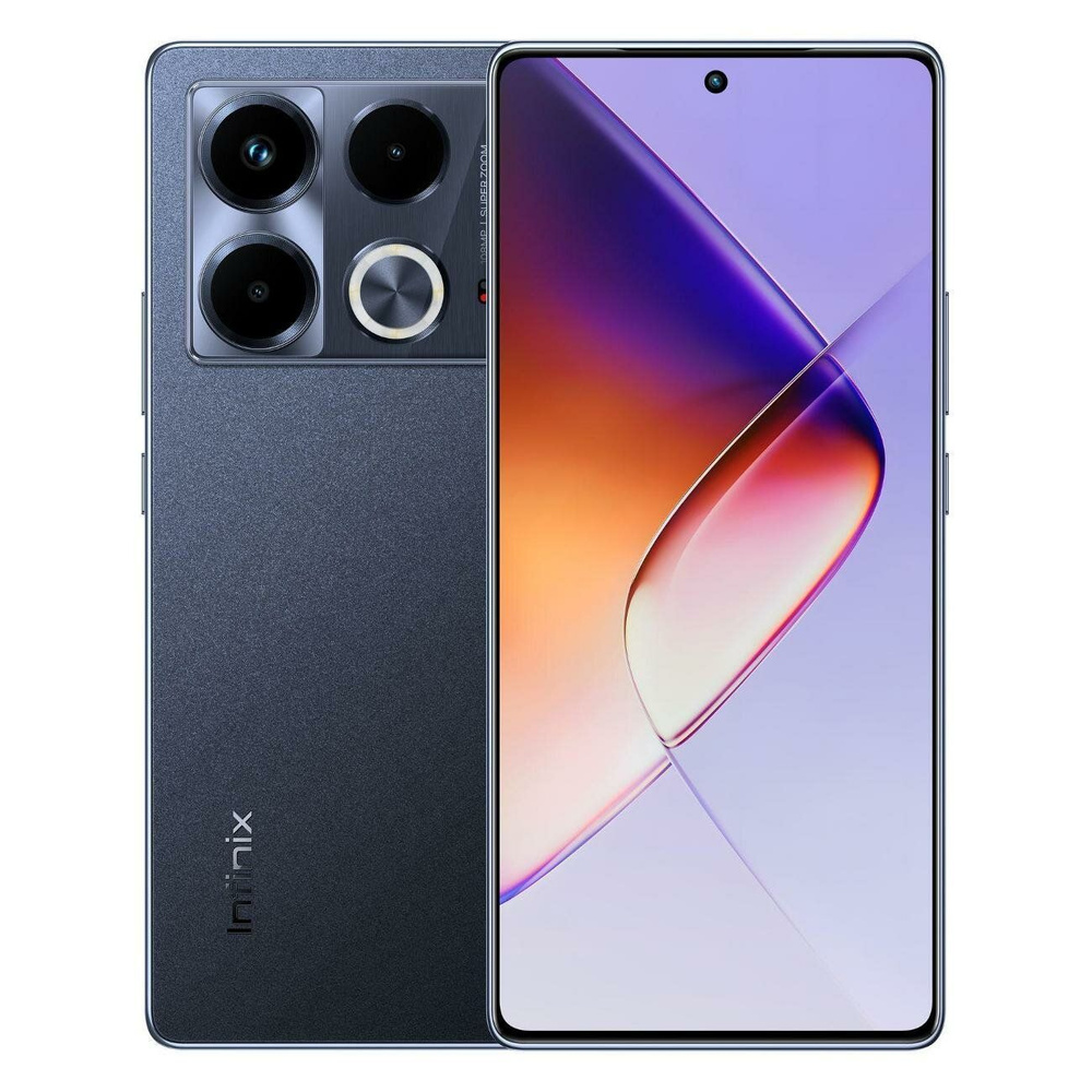 Смартфон Infinix Note 40 8/256Gb Black - купить по выгодной цене в  интернет-магазине OZON (1550496345)