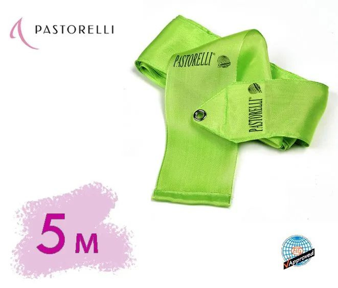 Лента PASTORELLI одноцветная 5м 01483 Зеленая #1