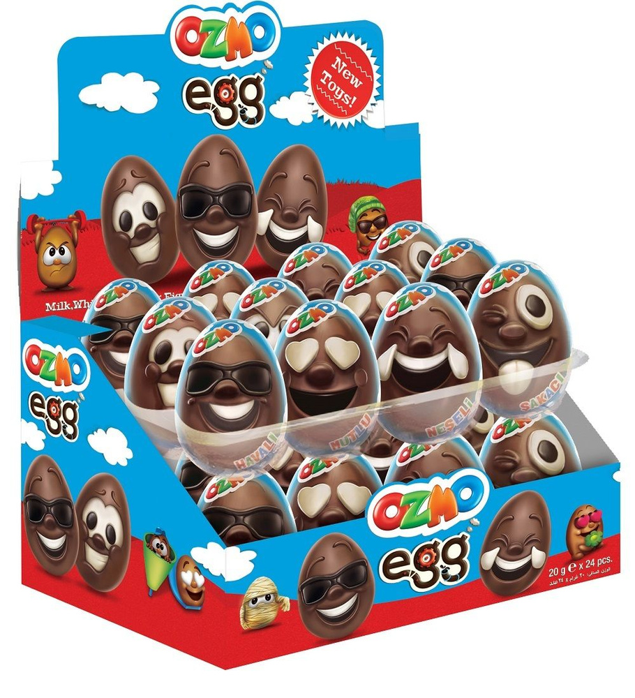 Шоколадное яйцо "Ozmo Egg" 24шт. #1