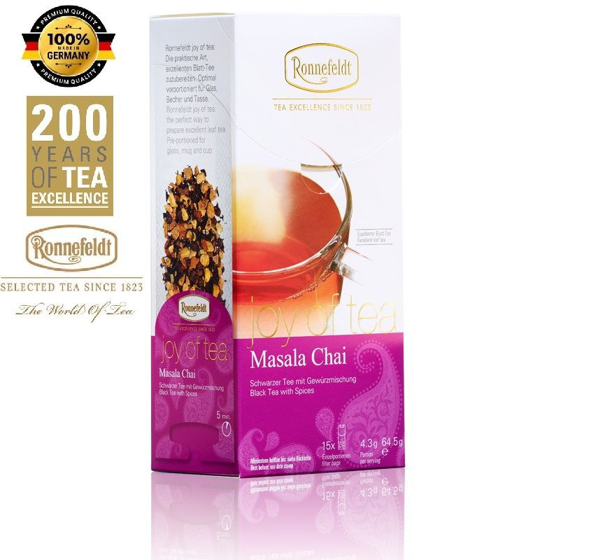 Чай пакетированный Роннефельд Ronnefeldt Joy of Tea Masala Chai, 15шт. (1 уп)  #1