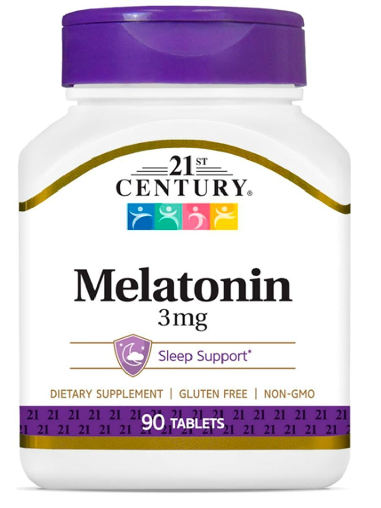 Мелатонин (Melatonin), 3 мг, 90 табл. - купить с доставкой по выгодным ...