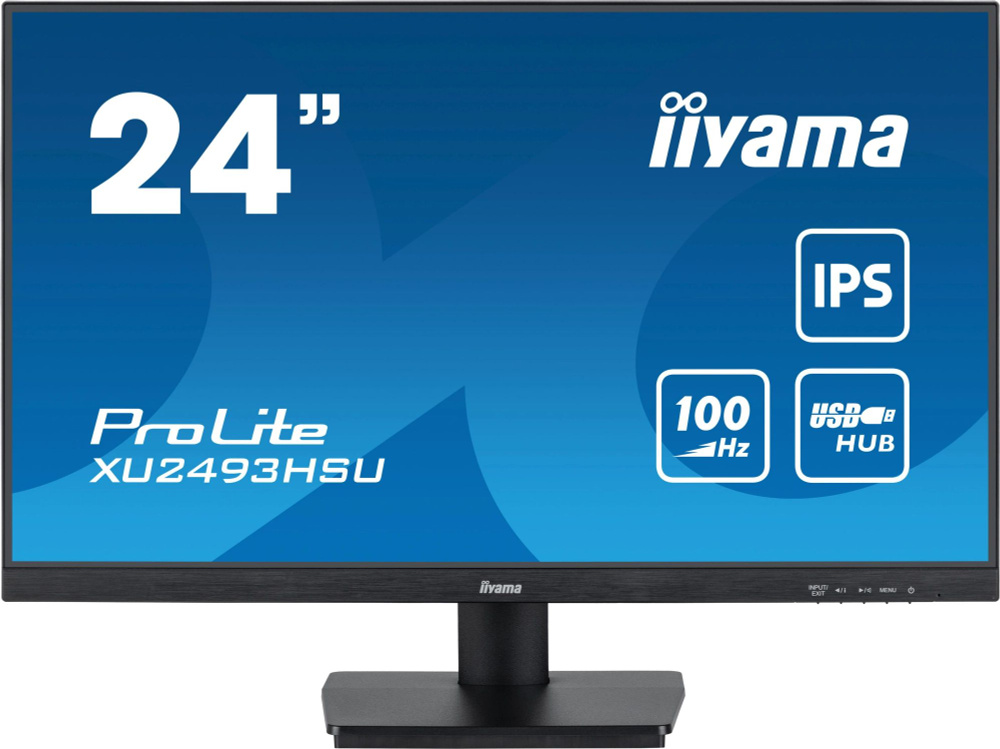 iiyama 23.8" Монитор XU2493HSU-B6, черный #1