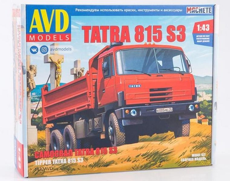 Сборная модель 1432AVD TATRA 815 S3 1/43 AVD #1