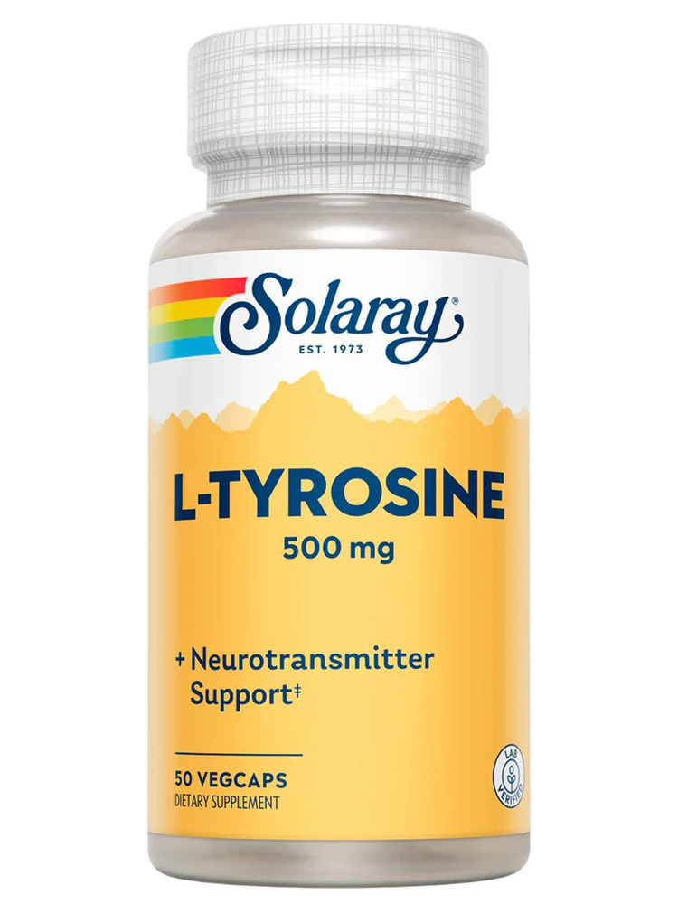 Tирозин, 500 мг 50 капсул, L-Tyrosine #1