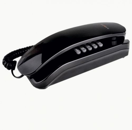 Телефон проводной Texet TX-215 черный #1