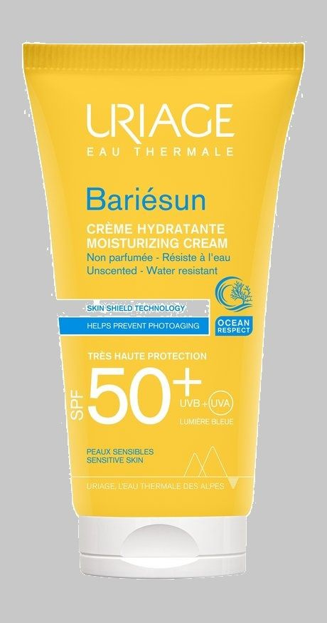 Увлажняющий солнцезащитный крем для чувствительной кожи тела без ароматизаторов URIAGE 50 мл  #1