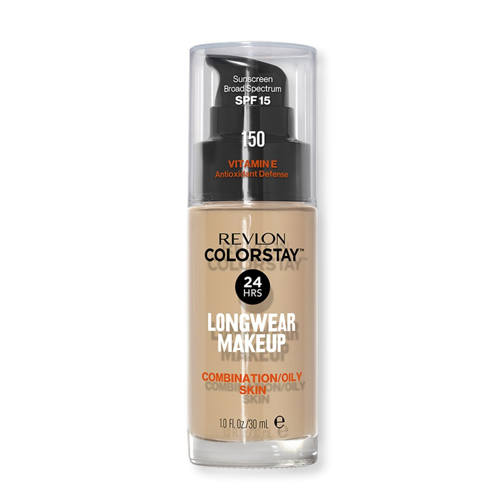 Тональный крем Ревлон для комбинированной и жирной кожи Colorstay SPF 15 Revlon, тон 150 (Buff)  #1