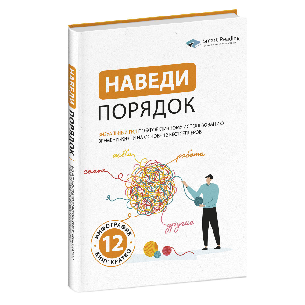 Наведи порядок. Визуальный гид по эффективному использованию времени жизни  на основе 12 бестселлеров | Smart Reading - купить с доставкой по выгодным  ценам в интернет-магазине OZON (1580040548)