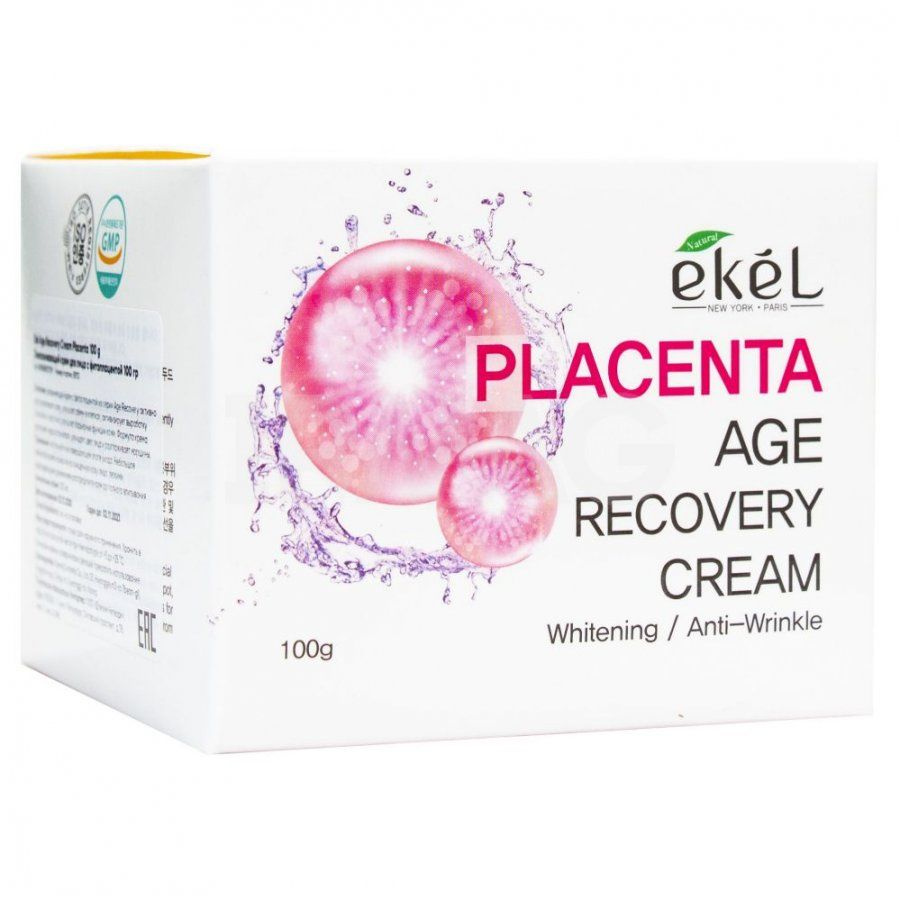 Ekel Крем для зрелой кожи лица с фитоплацентой Age Recovery Cream Placenta 100мл (Корея)  #1