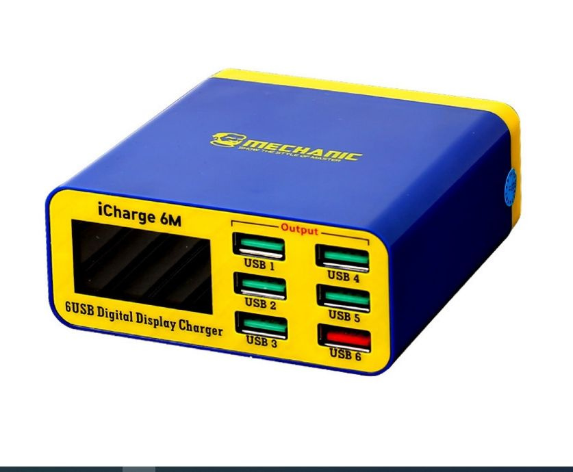 Многопортовое USB-зарядное устройство для мобильного телефона, планшета ...