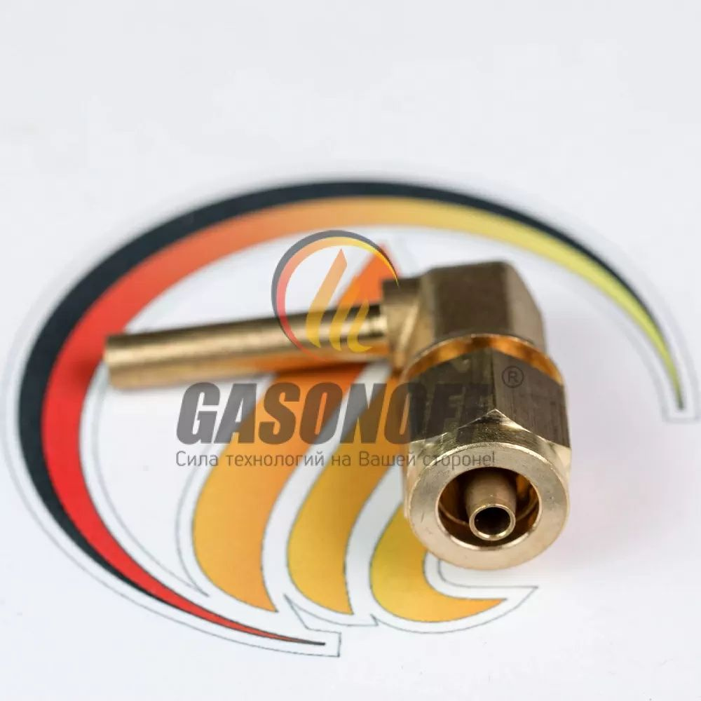 Переходник ГБО FARO М6 х П6, 90 градусов 2 ШТ - GASONOFF арт. GZ-1312 ...