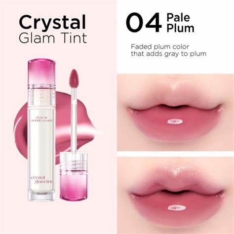 CLIO Тинт для губ CLIO CRYSTAL GLAM TINT 04 Pale Plum #1