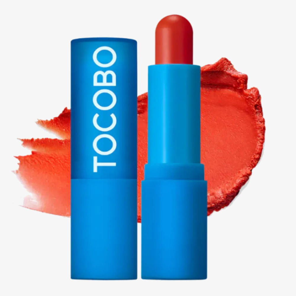 Tocobo Кремовый оттеночный бальзам для губ в морковном оттенке Powder Cream Lip Balm 033 Carrot Cake #1