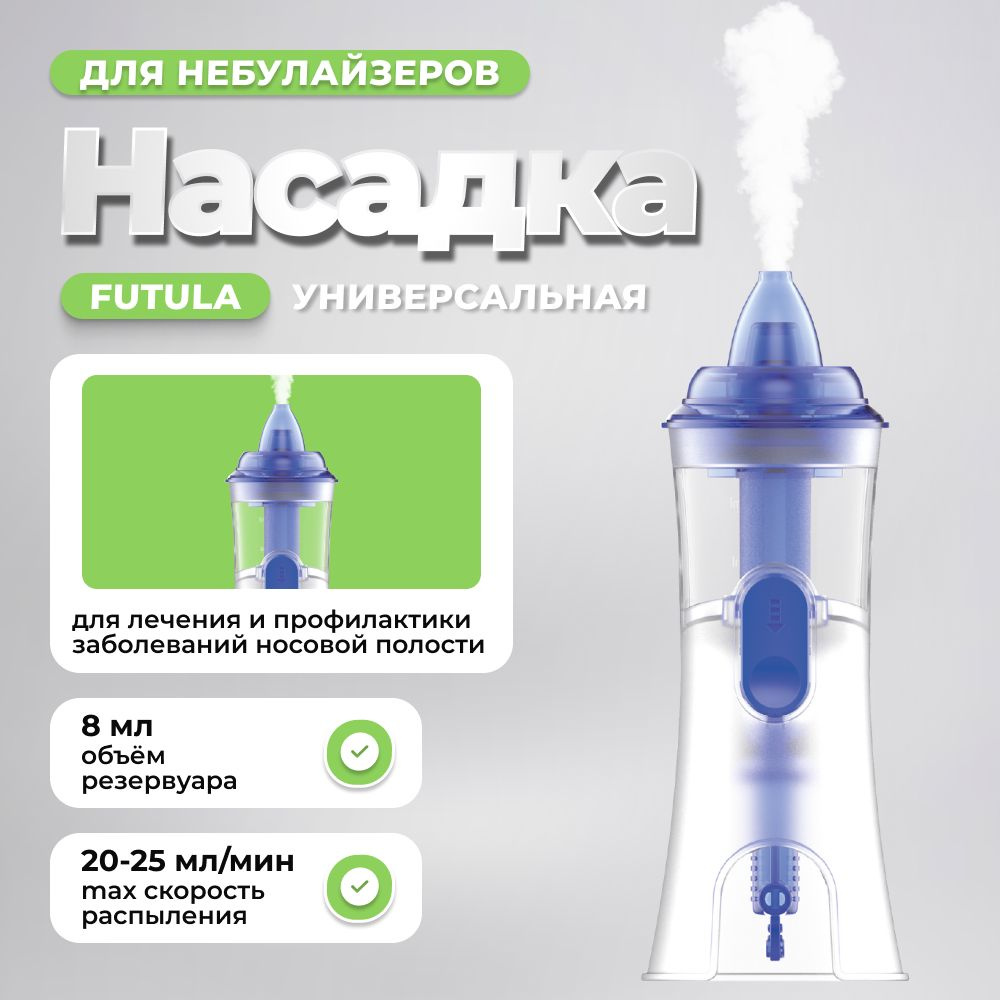 Универсальная насадка для небулайзера Futula; распылитель для ...