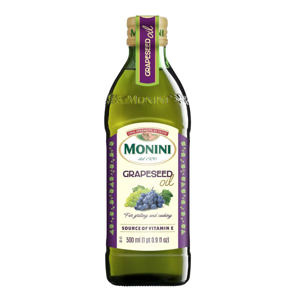 Масло из виноградных косточек Monini Grapeseed Oil рафинированное, 0,5л  #1