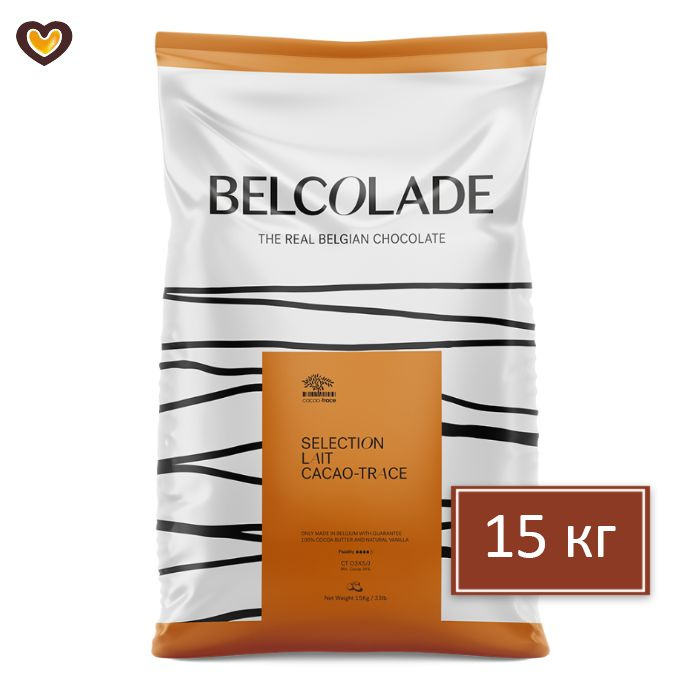 Шоколад молочный Belcolade Lait Selection 35,5%, пак 15 кг, Бельгия #1