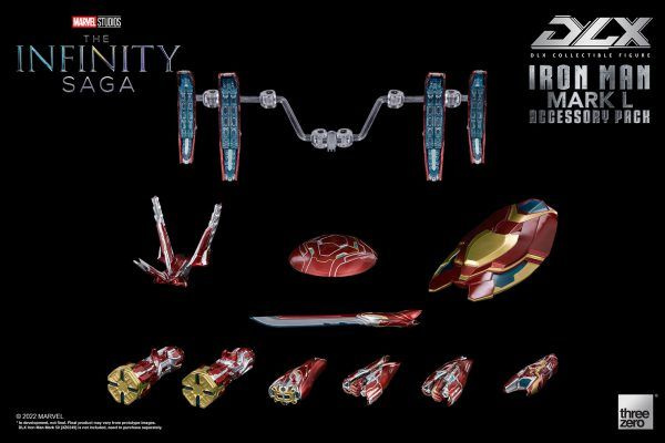 фигурки Threezero Marvel Studios: The Infinity Saga DLX Iron Man Mark 50 Accessory Pack #1