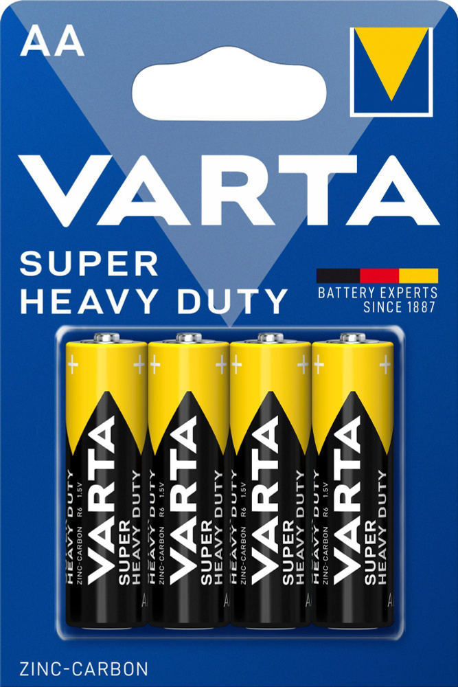 Батарейка VARTA Super Heavy Duty AA R6 1.5V (Superlife) 4шт. #1