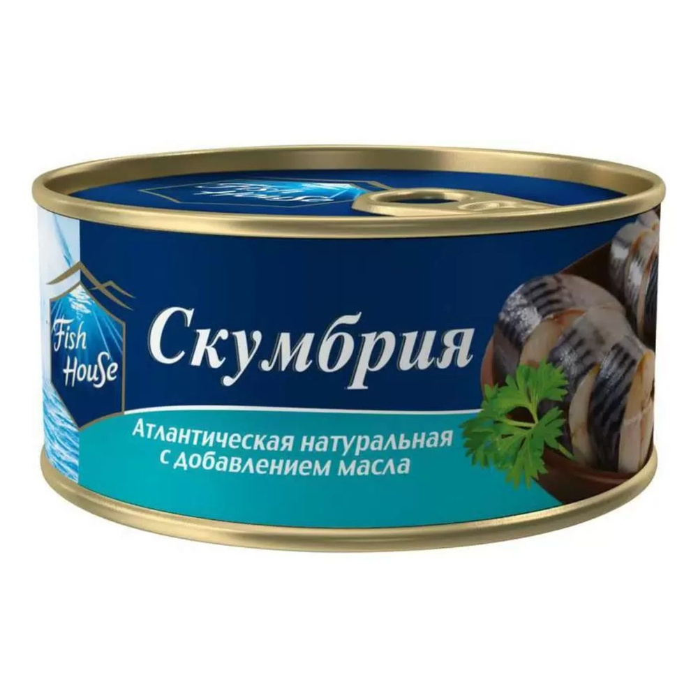 Рыбные консервы скумбрия FISH-ПЕРЕКУС натуральная ж/б, 160г - купить с ...
