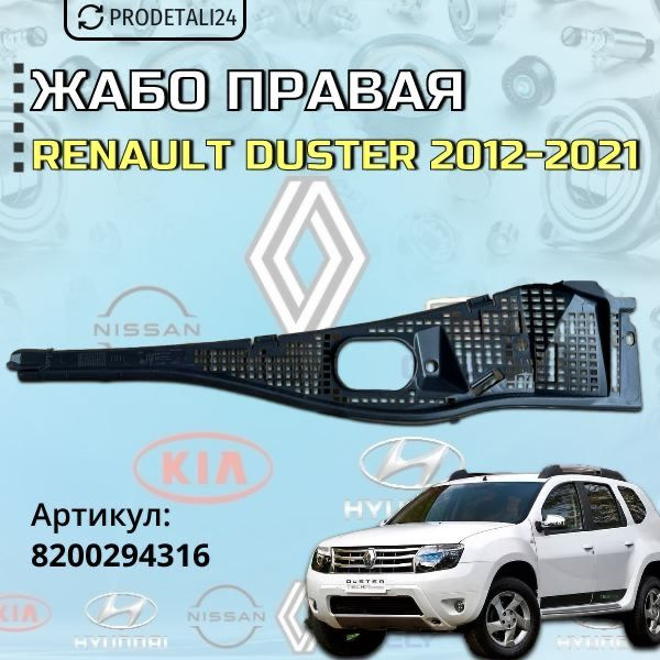 Жабо правая Renault DUSTER 2012-2021 Артикул : 8200294316 #1