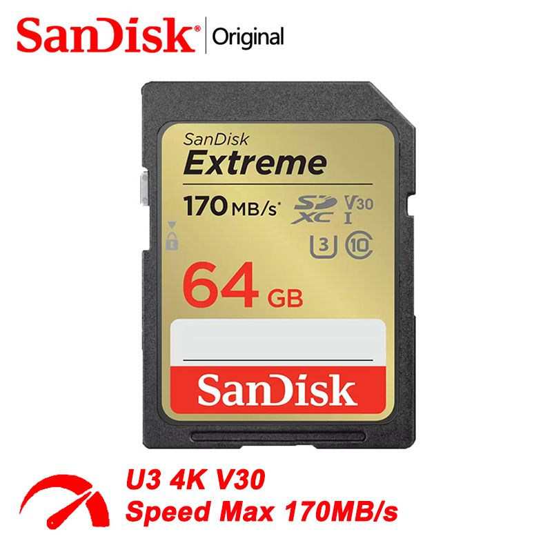 SanDisk Карта памяти Extreme 64 ГБ (SDSDXV2-064G) #1